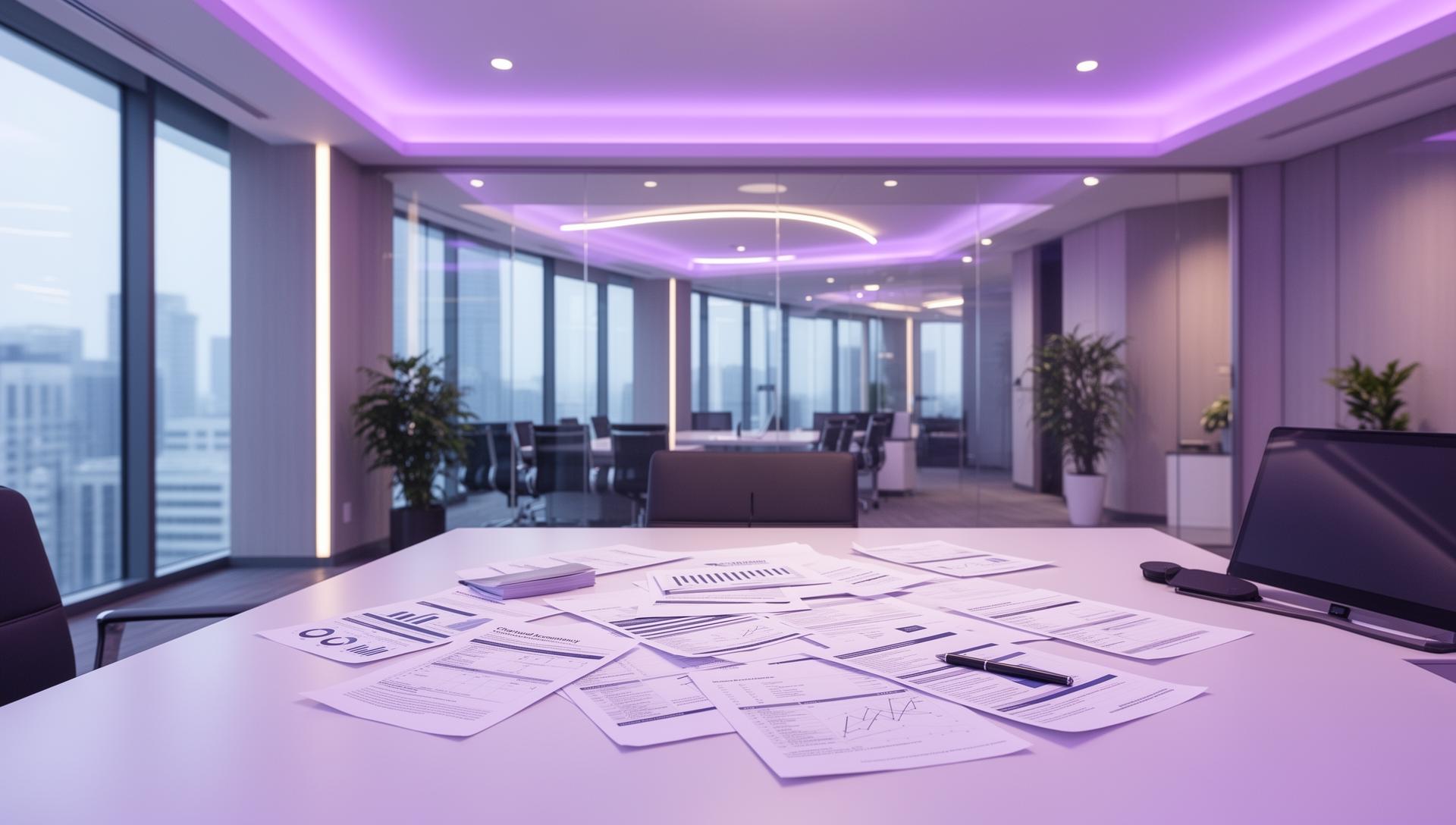 Professional office environment